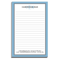 Colorful Border Monogram Notepads