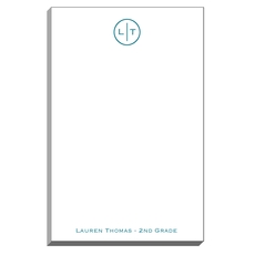 Circle Initials Notepads