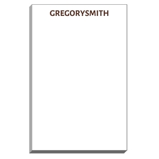 Bold Name Notepads