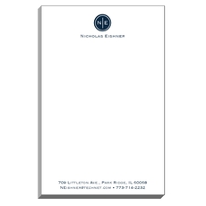 Circle Initials Duogram Notepads