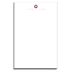 Modern Heart Notepads