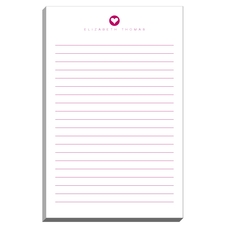 Modern Heart Notepads