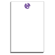 4 Initial Monogram Notepads