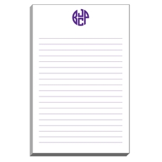 4 Initial Monogram Notepads