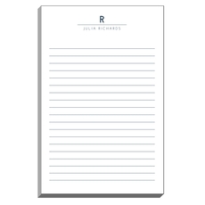 Modern Line and Name Notepads