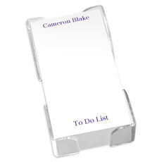 Cameron List Sheets with Acrylic Holder