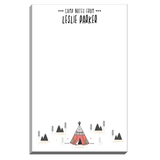 Wilderness Teepee Camp Notepads