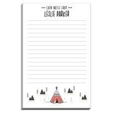 Wilderness Teepee Camp Notepads