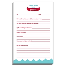 Canoe Fill In Camp Notepads