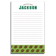 Football Border Camp Notepads