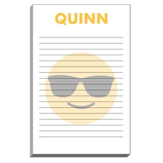 Bold Emoji Sunglasses Notepads