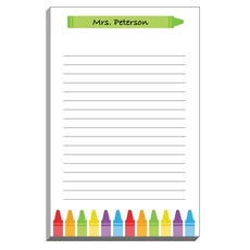 Colorful Crayon Notepads