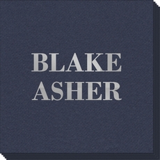 Two Bold Names Linen Like Napkins
