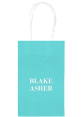 Two Bold Names Medium Twisted Handled Bags