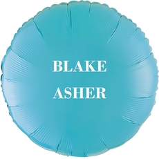 Two Bold Names Mylar Balloons