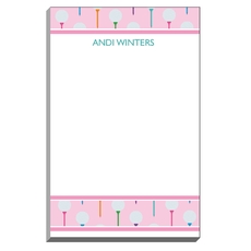 Pink Golf Balls Notepad