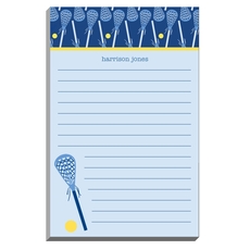 Blue Lacrosse Notepads