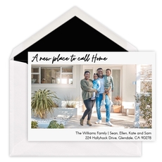 Modern New Place Photo Moving Announcements