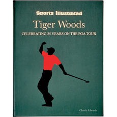Tiger Woods Celebrating 25 Years on the PGA Tour Personalized Leather Book
