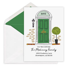 Front Door Moving Announcements