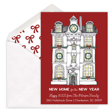 New Home Flat New Year Cards