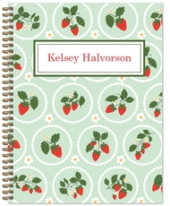 Strawberry Patch Spiral Notebook