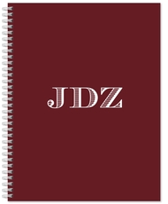 Classic Initials Spiral Notebook