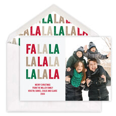 FaLaLa Holiday Photo Cards