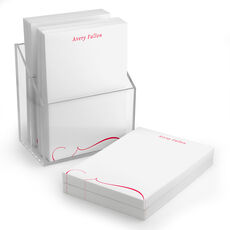 Bottom Swirl Stack of Small Notepads
