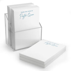 From The Desk Of Stack of Small Notepads