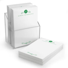 Scroll Initial Stack of Small Notepads