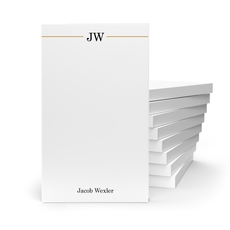 Executive Initials Stack of Small Notepads