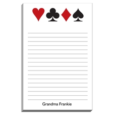 Suits of Cards Notepad
