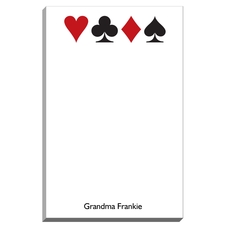 Suits of Cards Notepad