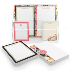 Elegant Spring Garden Notepad Set (6 Pads)