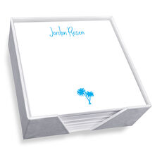 Tropical Breeze Square with White Paperboard Holder