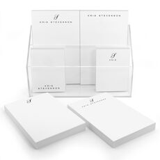 Classic Script Initial Notepad Set