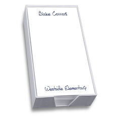Blake List Sheets with White Paperboard Holder