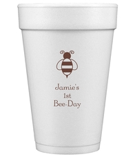 Bumble Bee Styrofoam Cups