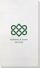 Celtic Love Knot Bamboo Luxe Guest Towels
