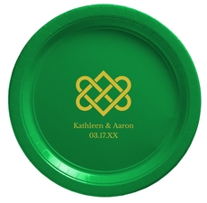 Celtic Love Knot Paper Plates