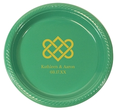 Celtic Love Knot Plastic Plates