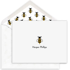 Bumble Bee Folded Note Cards