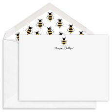 Bumble Bee Flat Note Cards