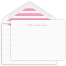 Astoria Flat Correspondence Cards - Letterpress