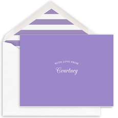 With Love From Folded Note Cards