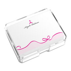 Pink Ribbon 4x3 Post-it® Notes