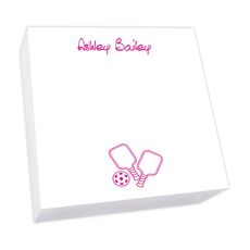 Pickleball Memo Square Sheets - REFILL ONLY