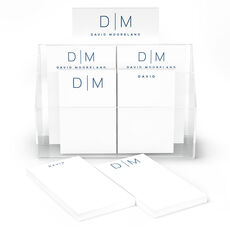 Duo Initials Notepad Set (7 Pads)