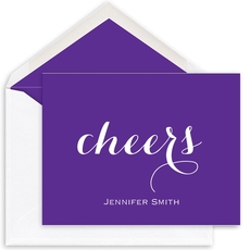 Colorful Cheers Folded Note Cards